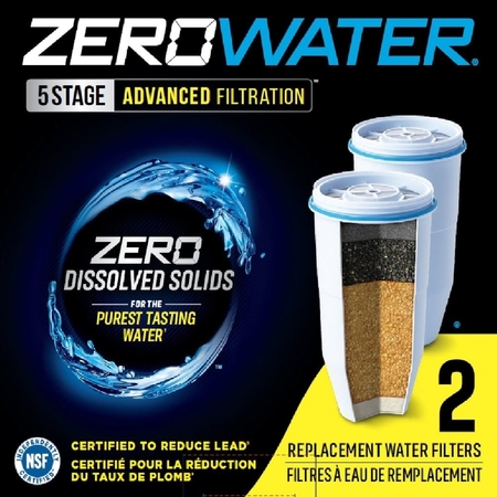 ZEROWATER WATER FILTR STAGE 5 2PK ZR-017